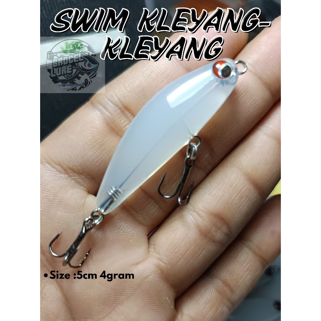 LURE UMPAN CASTING HAMPALA, SWIM KLEYANG-KLEYANG /LURE FLUTTER /SINKING /SWIMMERBAIT.
