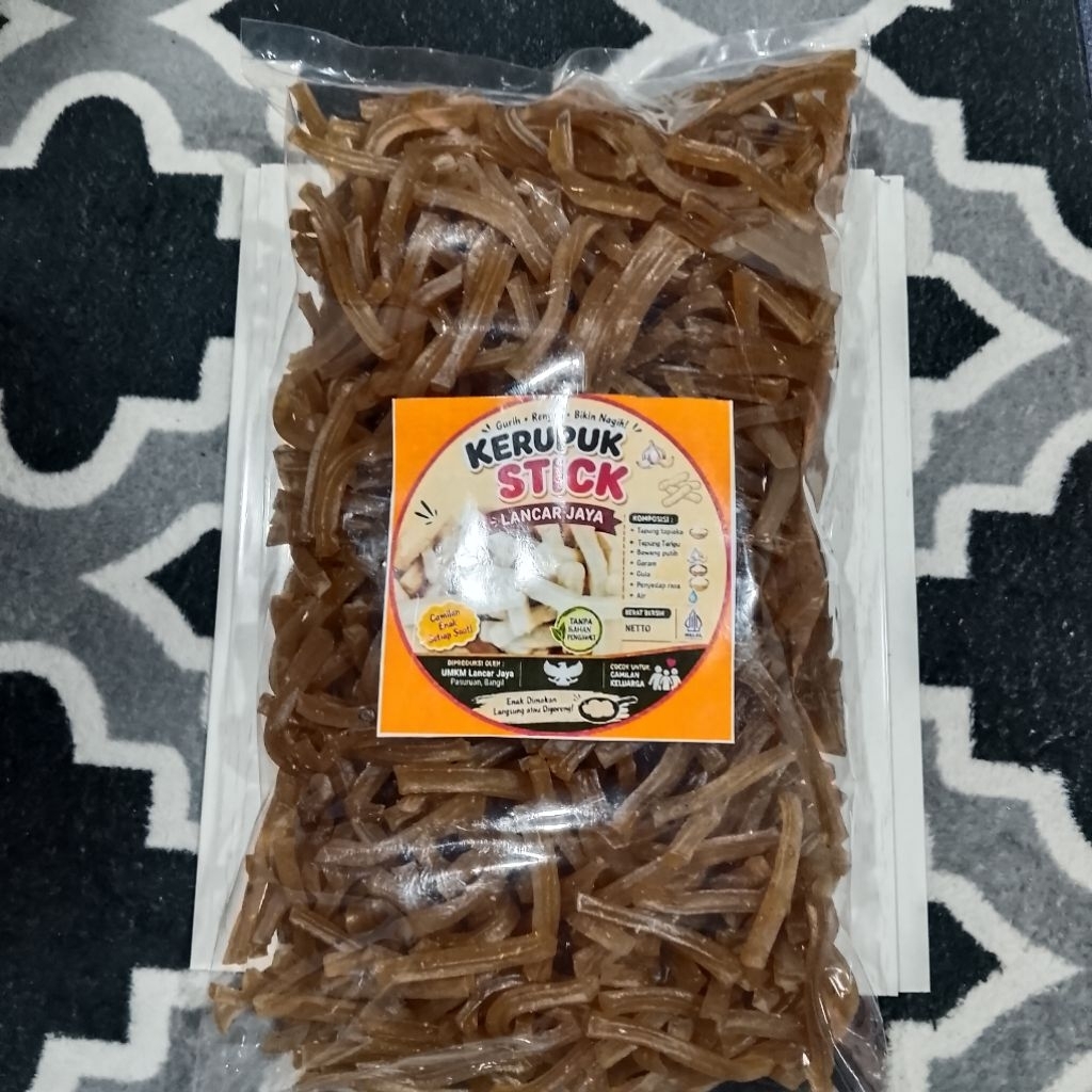 kerupuk stik tahu mentah 1 kg