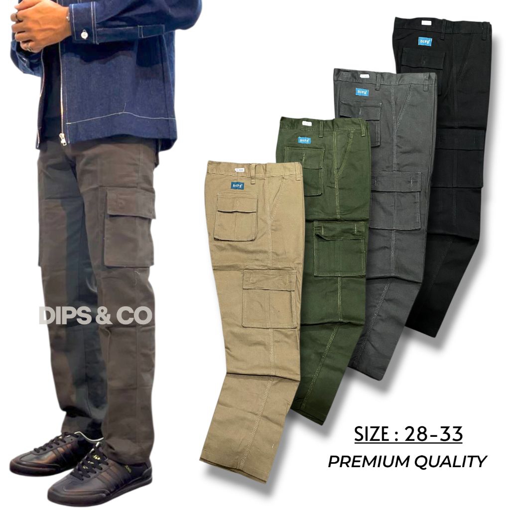 CELANA CARGO PANJANG DIPS/CARGO PANJANG PRIA/CELANA PANJANG PRIA/CARGO SLIM STRIGHT/CELANA PANJANG