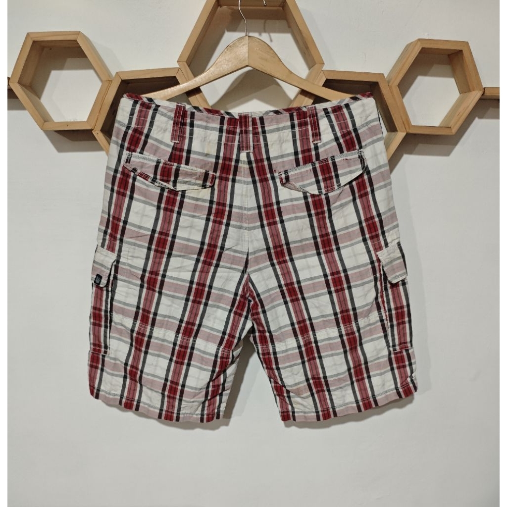CELANA CARGO PENDEK POLHAM KOTAK - KOTAK SIZE 36