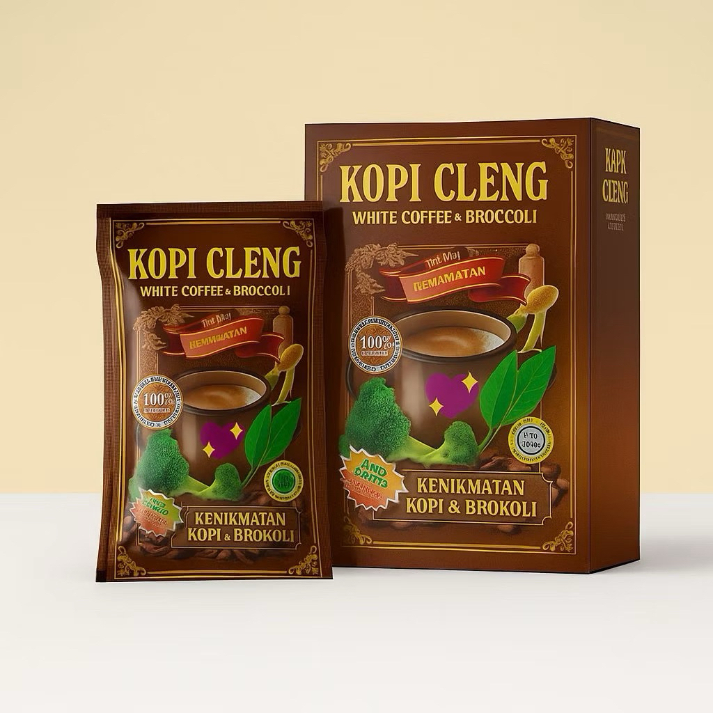 Kopi Top Cleng Original 1 Kotak Isi 10 Sachet