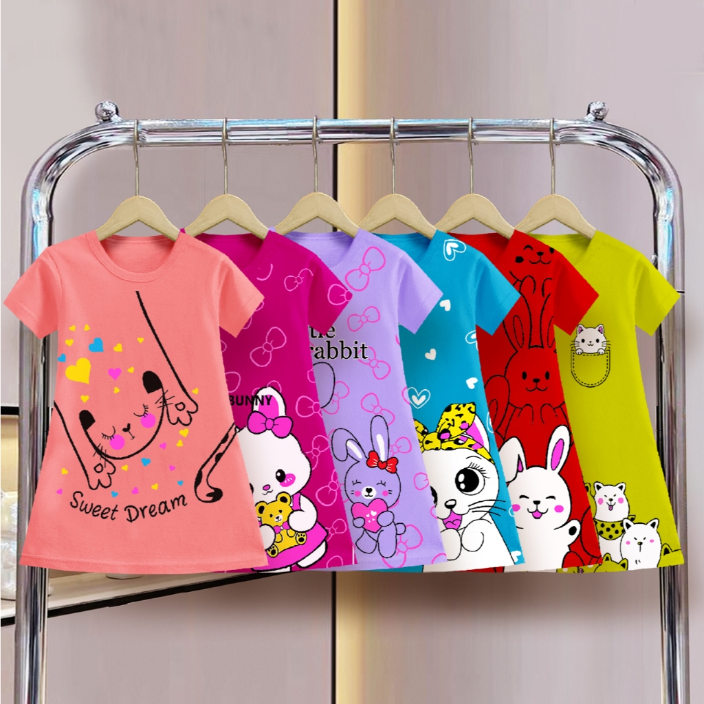 Ramora Daster Anak Perempuan / Pakaian Anak Perempuan Dress Anak 1-5 Tahun
