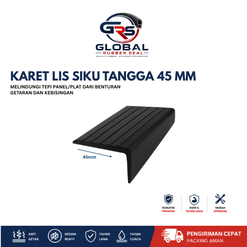 Karet Siku Tangga 45 mm Hitam