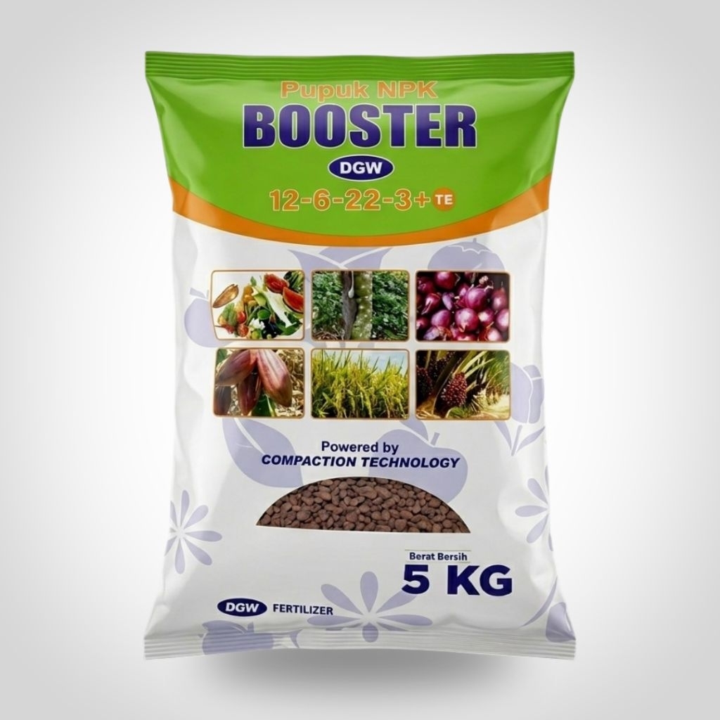 Pupuk NPK Booster DGW 12-6-22-3+TE - Kemasan 5KG