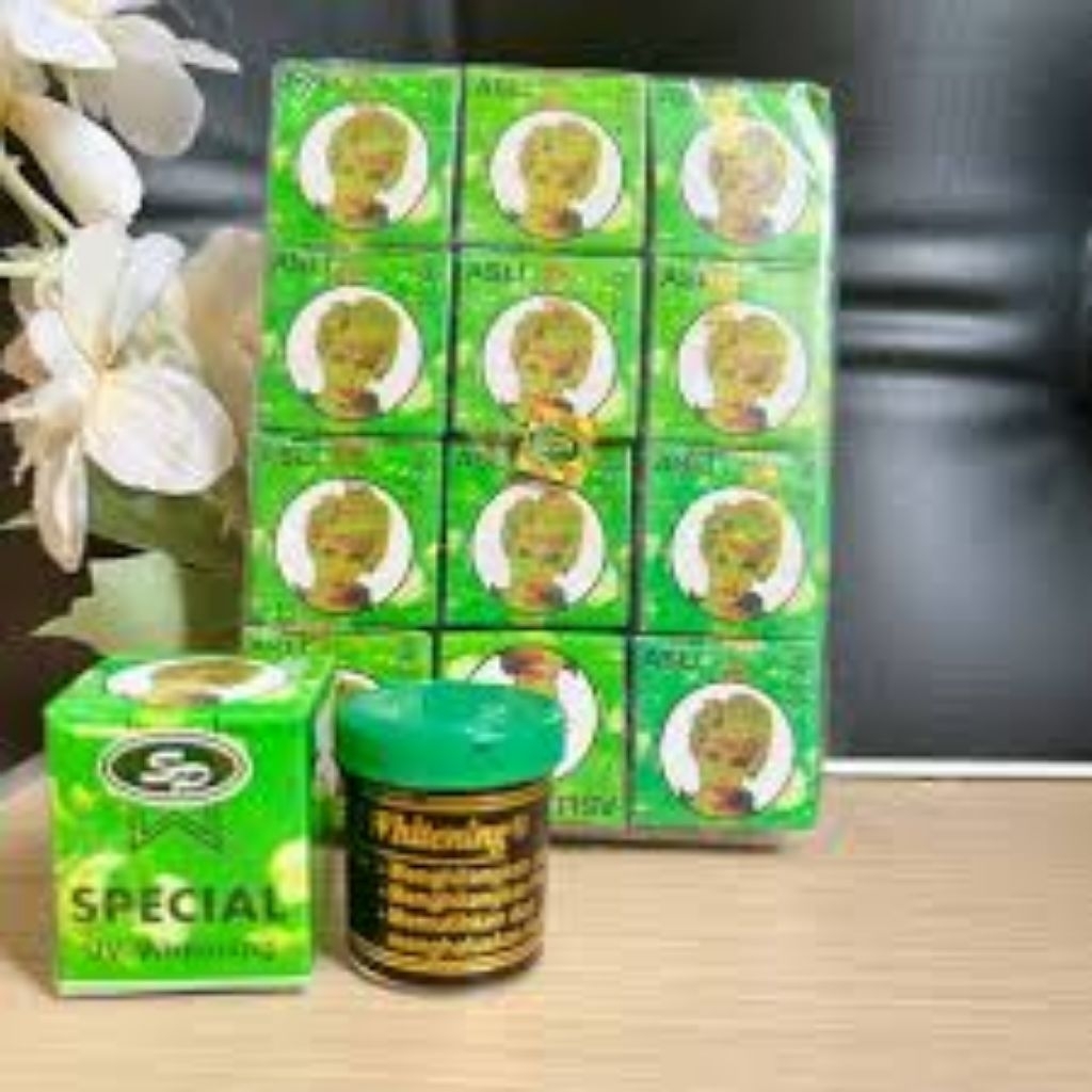 cream sp bunga hijau  harga 12 pcs