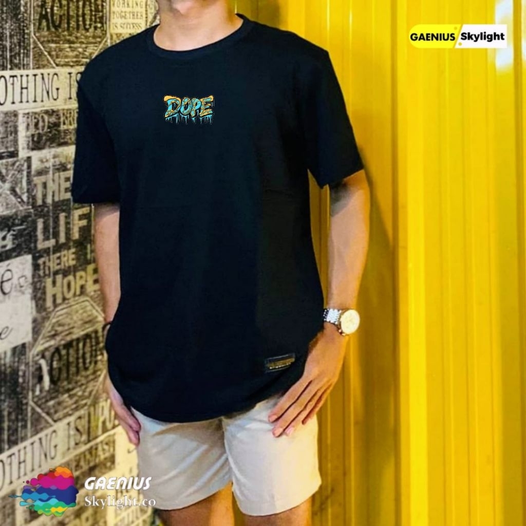 GRATIS ONGKIR KAOS DISTRO GAENIUS [ DOPE ] kaos pria wanita kaos simpel original GAENIUS_Skylight