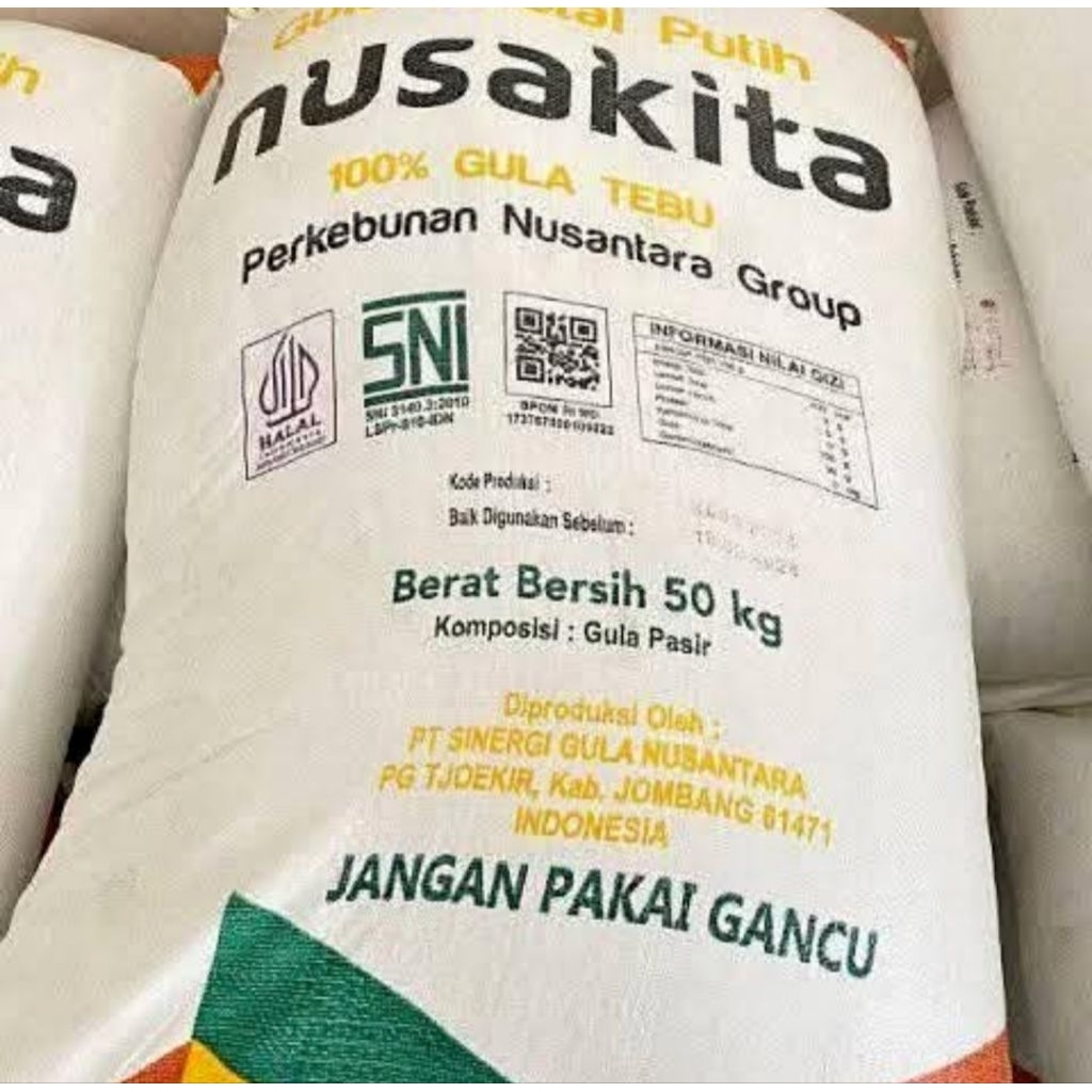 (SIAP KIRIM) 1 SAK GULA PASIR 50KG DAN ROSEBRAND