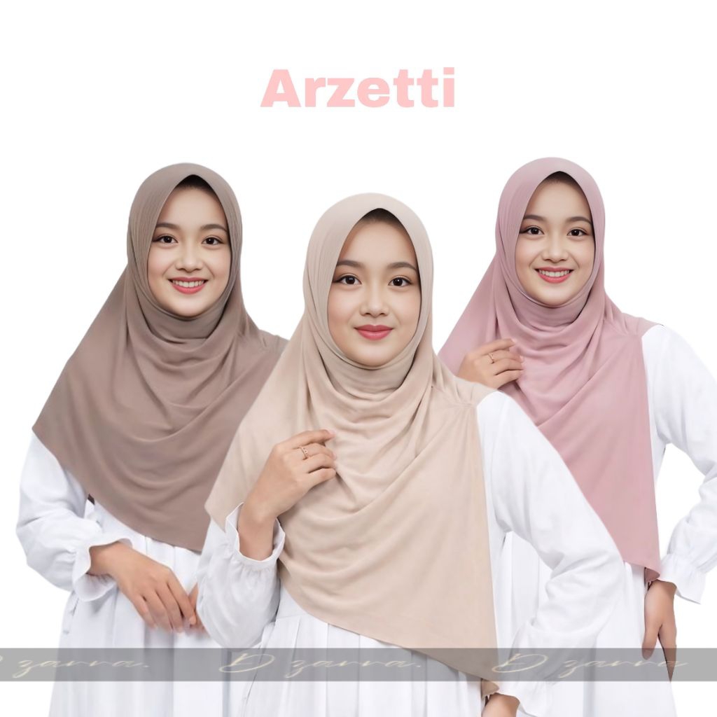 BERGO INSTAN/JILBAB BELAH SAMPING Pet Arzety