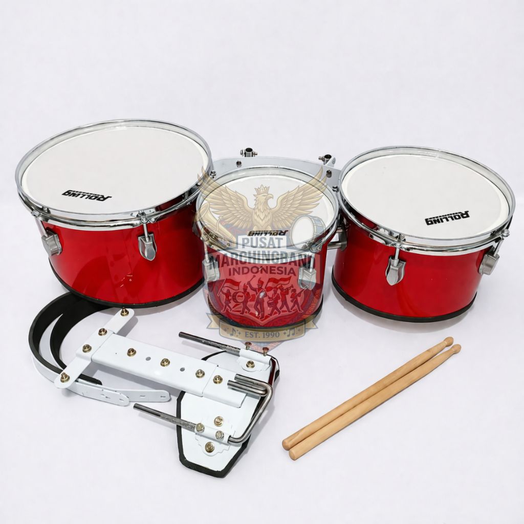 Trio Tom Drumband Marchingband TK SD SMP SMA