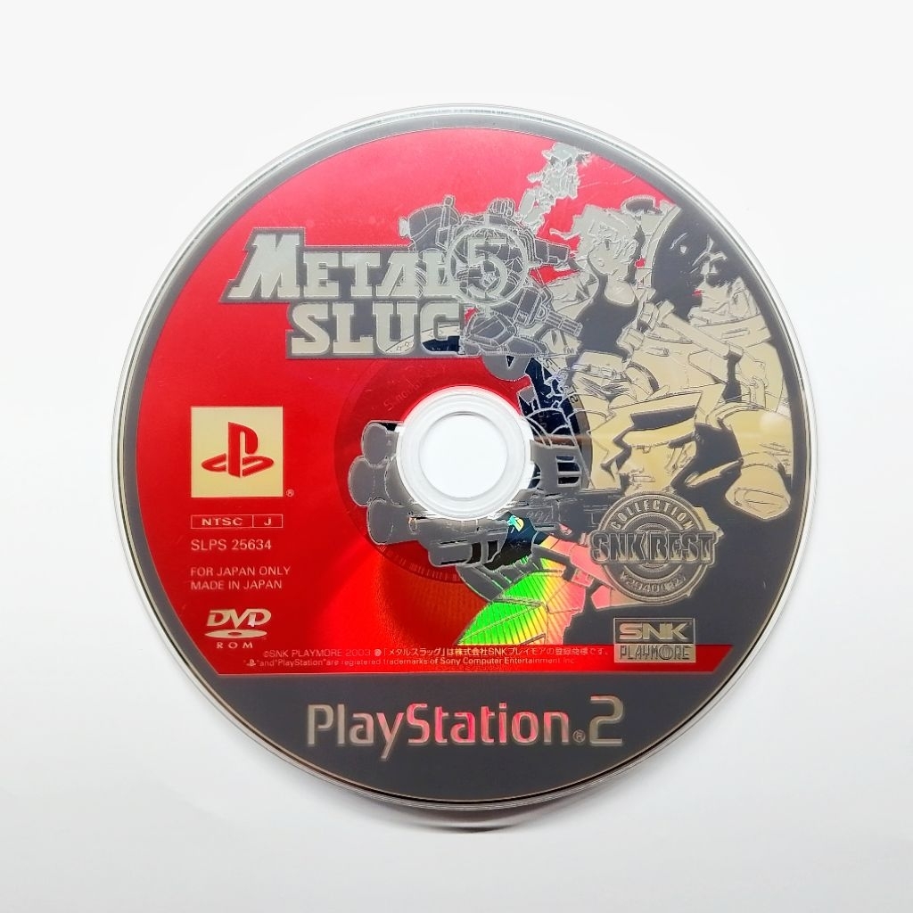 Kaset PS2 Original Metal Slug 5