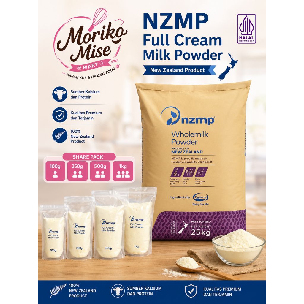 [ NZMP ] full cream milk powder / susu bubuk untuk kue / new zealand fonterra brand
