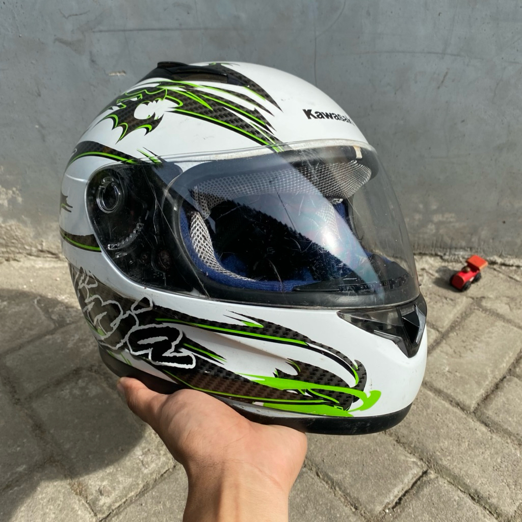 helm full face kawasaki ninja rr original