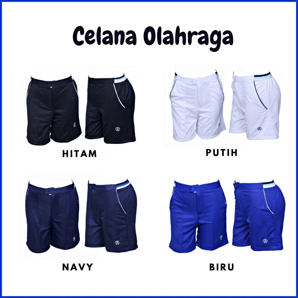Celana Pendek Olahraga Tes Akademi AKPOL AKMIL IPDN - Celana Running Lari Standar Tes TNI POLRI