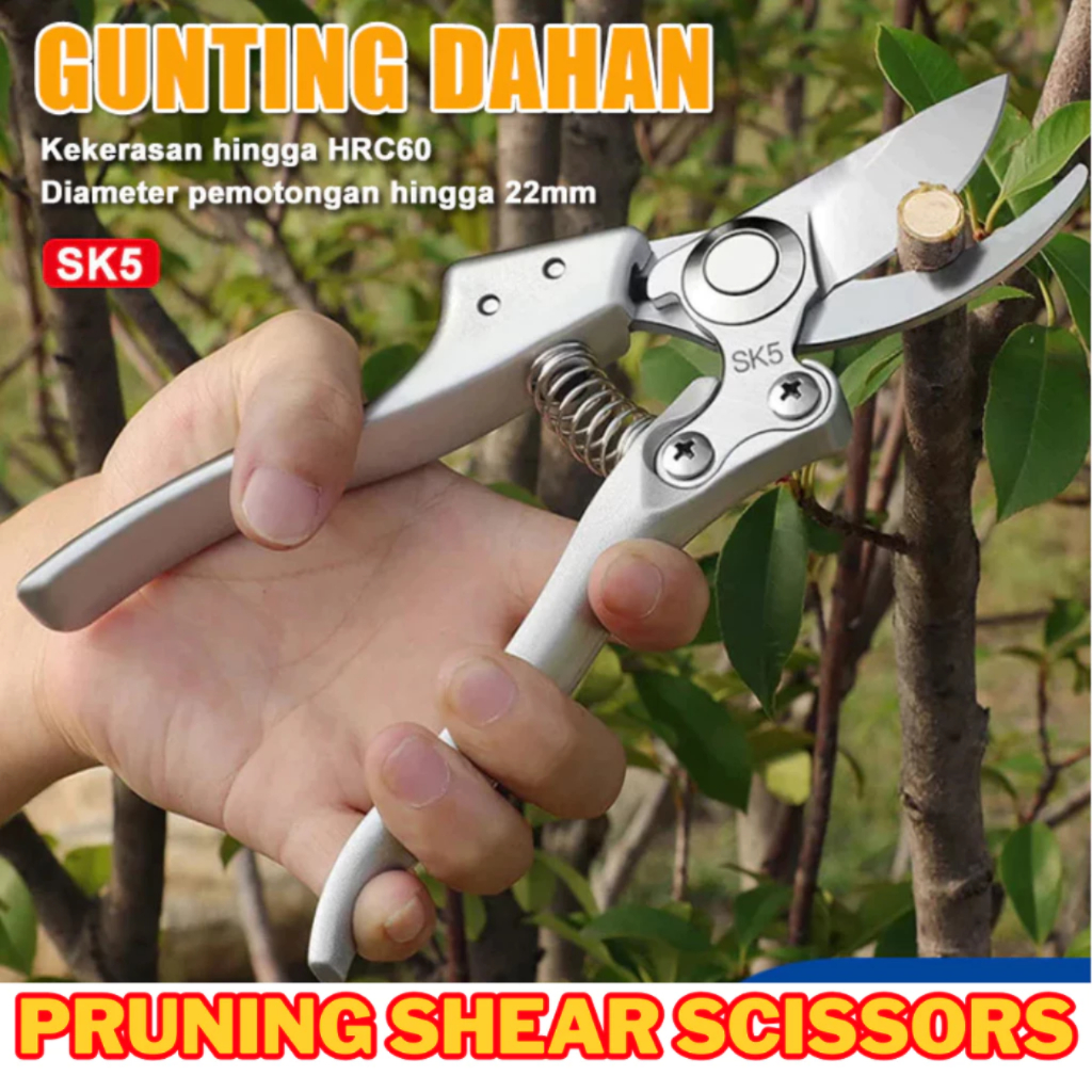 PROMO Gunting Dahan Ranting Kapusi Gunting Bonsai Kapusi Japan Stainless Steel - HGS01