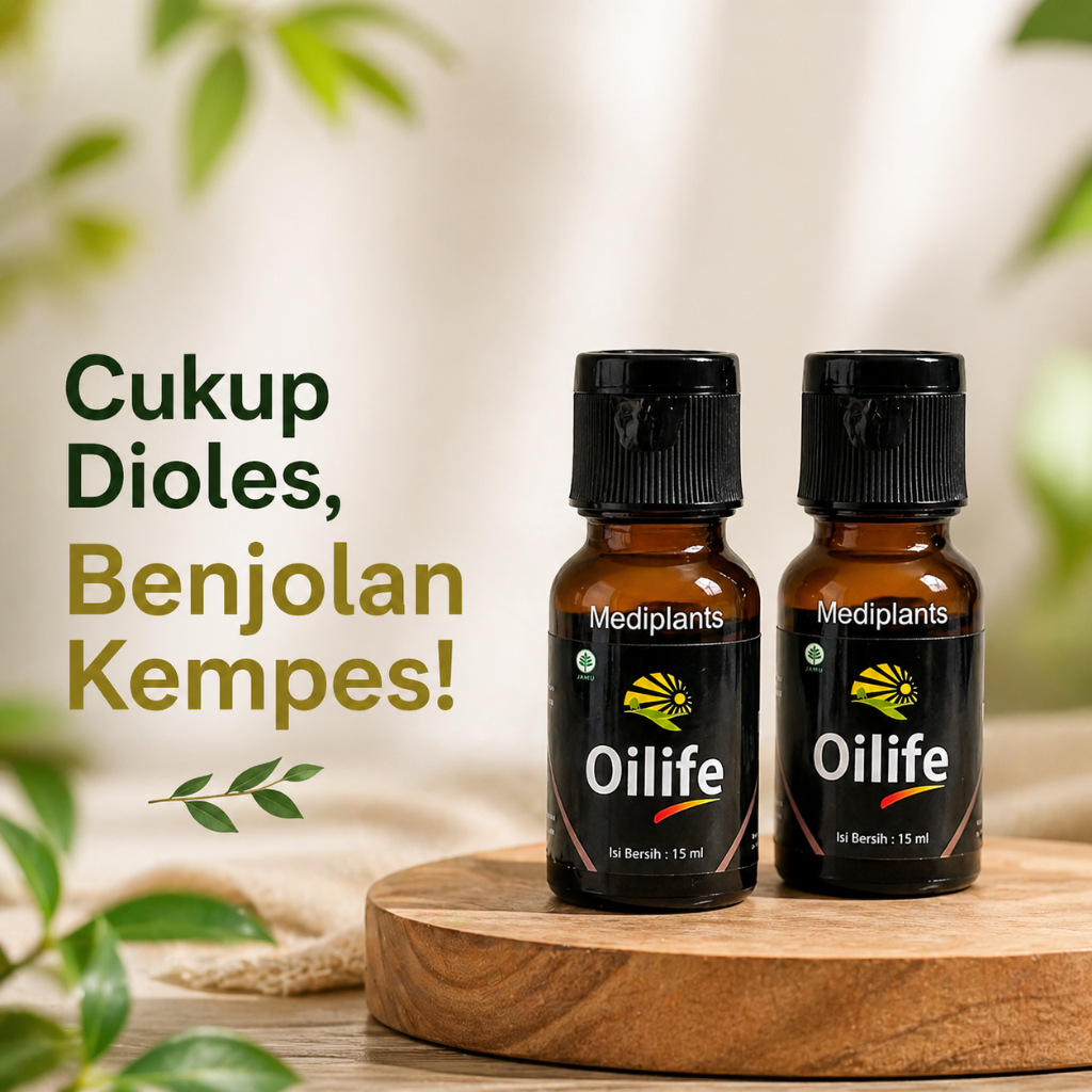 OILIFE Obat Herbal Benjolan Paket Isi 2 Botol