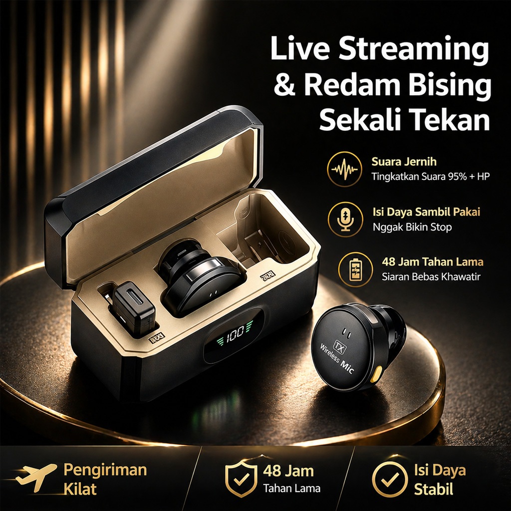 Q8 Mic Kecil Jepit Clip on Mic Hp Magnet Wireless Untuk  Portable Lavalier Microphone Di Baju Plug a
