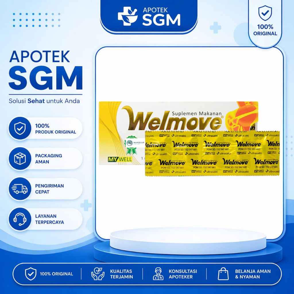 Welmove 5 Kaplet Rawan Sendi Nyeri Sendi Nyeri Lutut Pinggang Bahu Pelumas Sendi