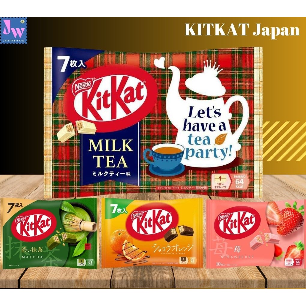 [Ready May] KitKat Japan - KitKat Matcha | KitKat Orange | KitKat Strawberry | KitKat Dark Chocolate
