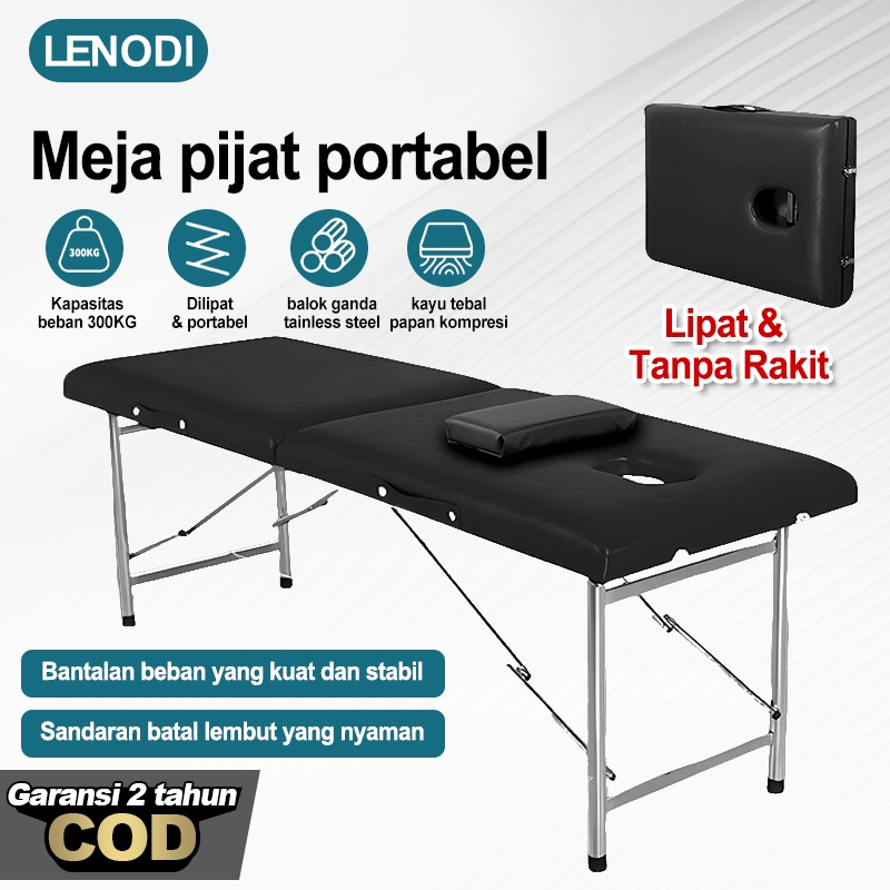 Tempat tidur kecantikan lipat multifungsi/Folding Beauty Bed Meja Pijat Portable Untuk Spa Kasur Spa
