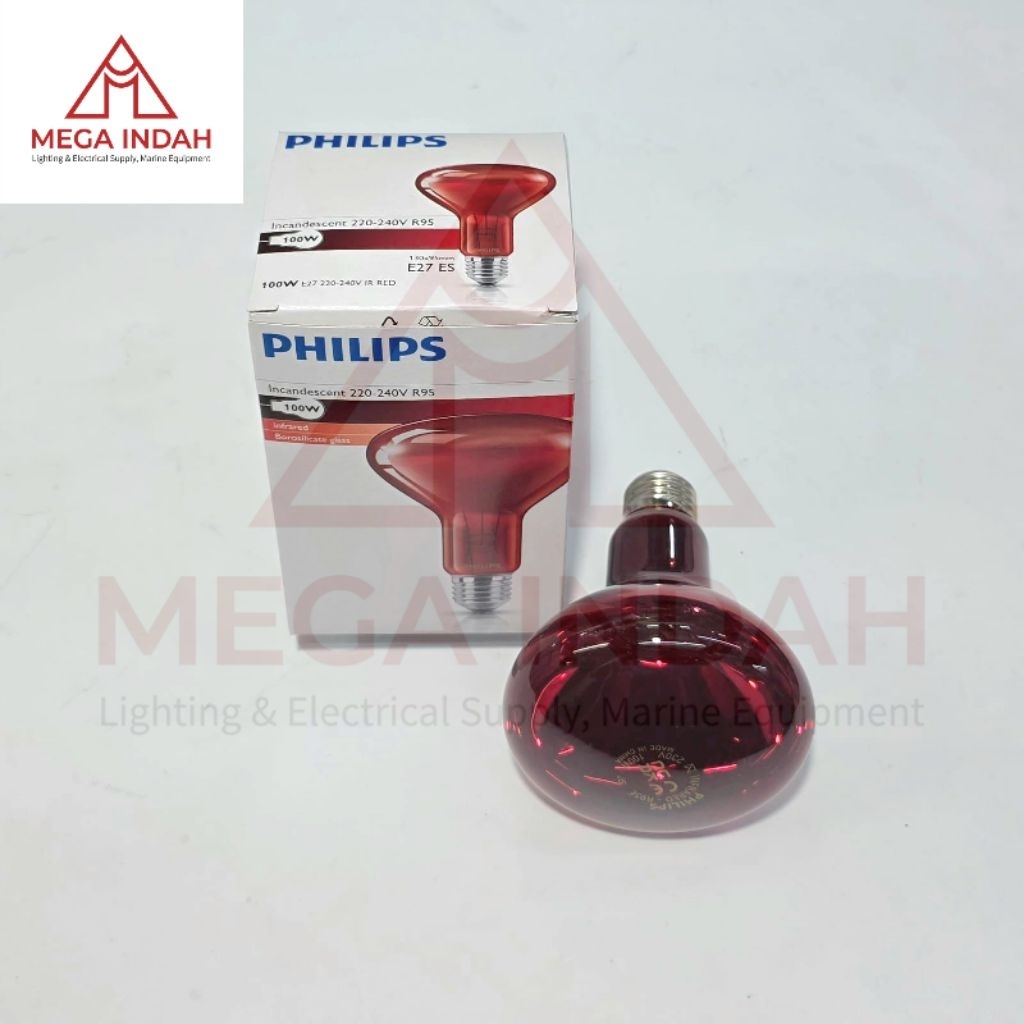 Philips Lampu Par 38 E27 infrared 100W