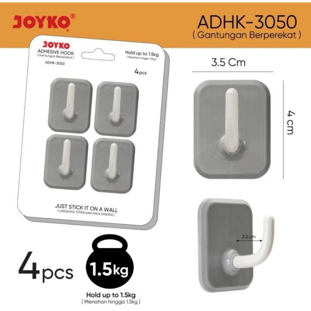 GANTUNGAN DINDING/ADHESIVE JOYKO ADHK-3050