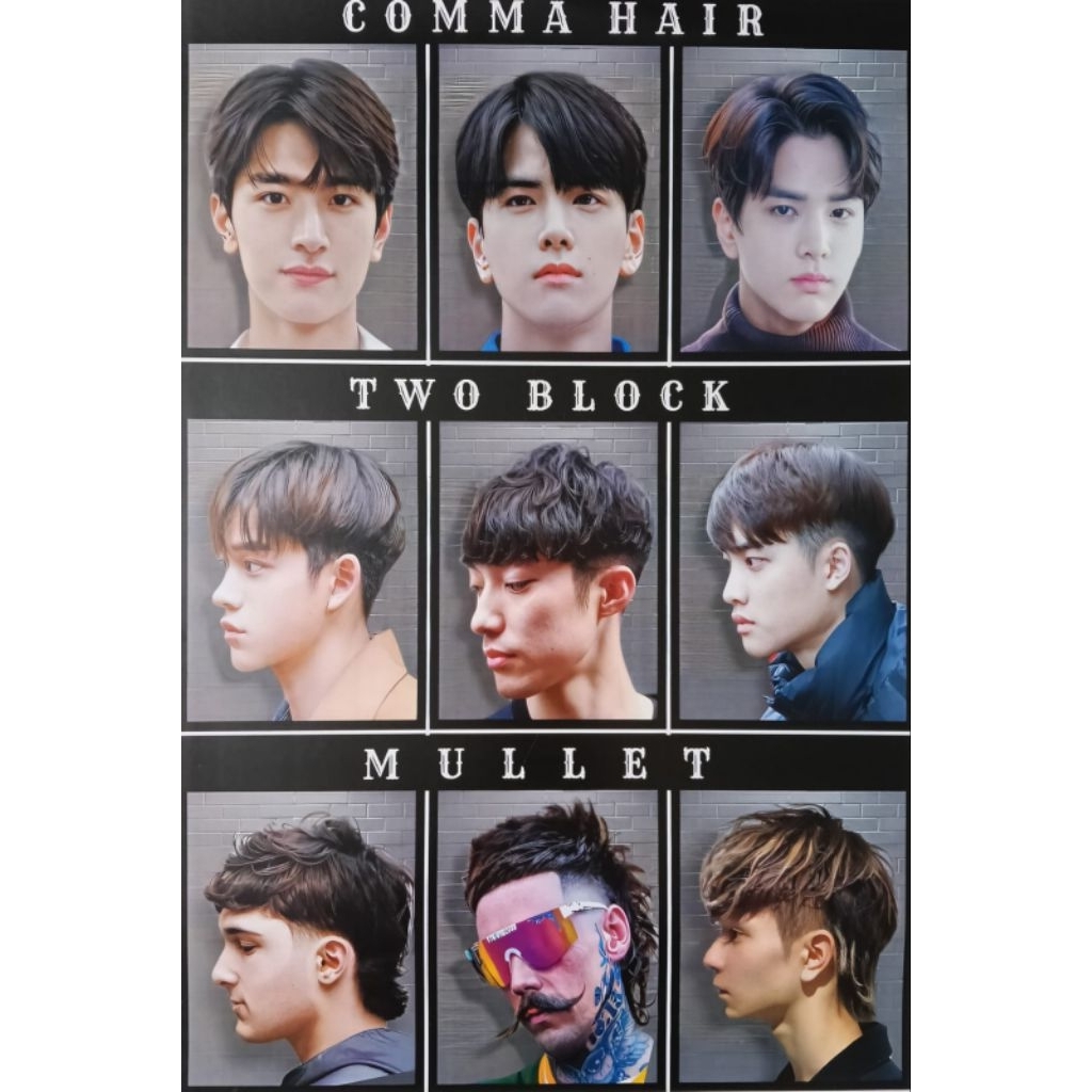 Poster Barbershop Poster Model Rambut Keren Terbaru Poster  Dinding.