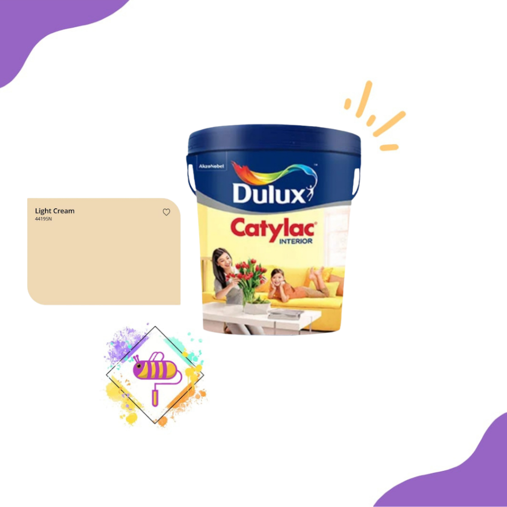 DULUX CATYLAC INTERIOR 5KG LIGHT CREAM 44195