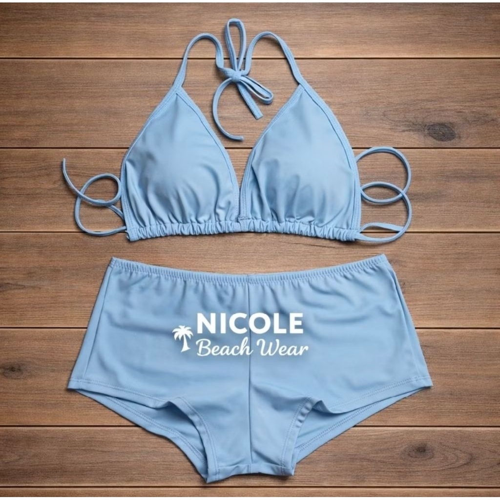 [NICOLE] Bikini Pantai Bikini Renang Bikini Tali Baju Renang Wanita Swimsuit Monokini