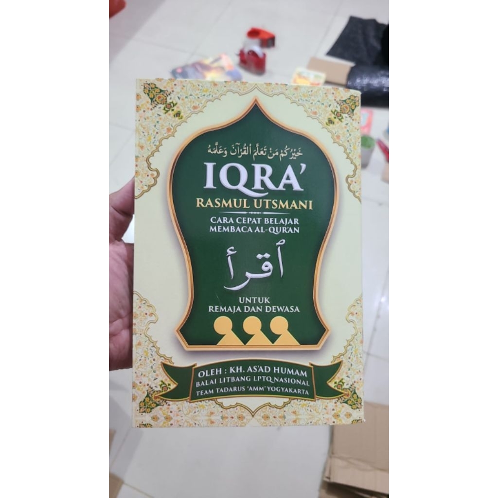 Cover terbaru Iqra / Iqro Utsmani REMAJA & DEWASA