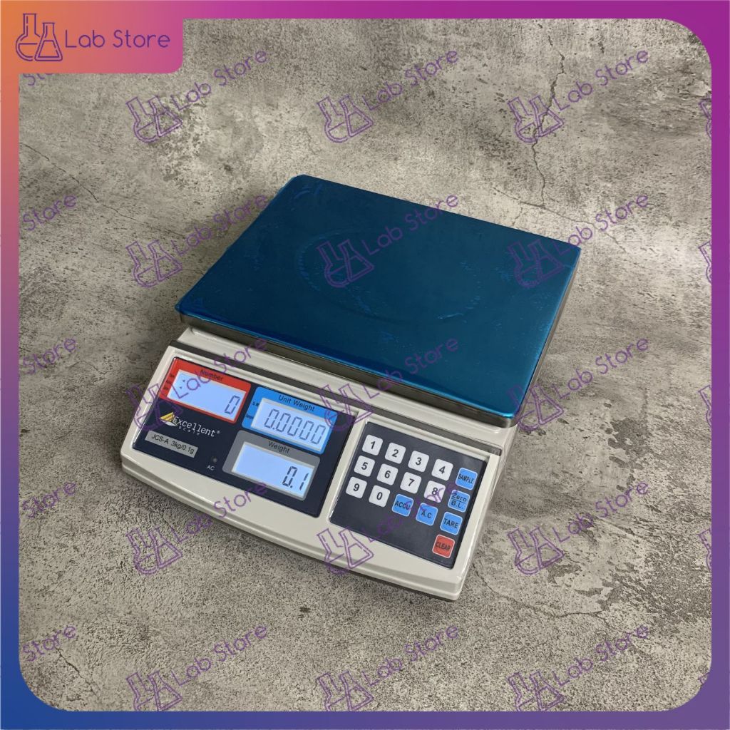 Excellent scale JCS-A Timbangan duduk digital 3KG