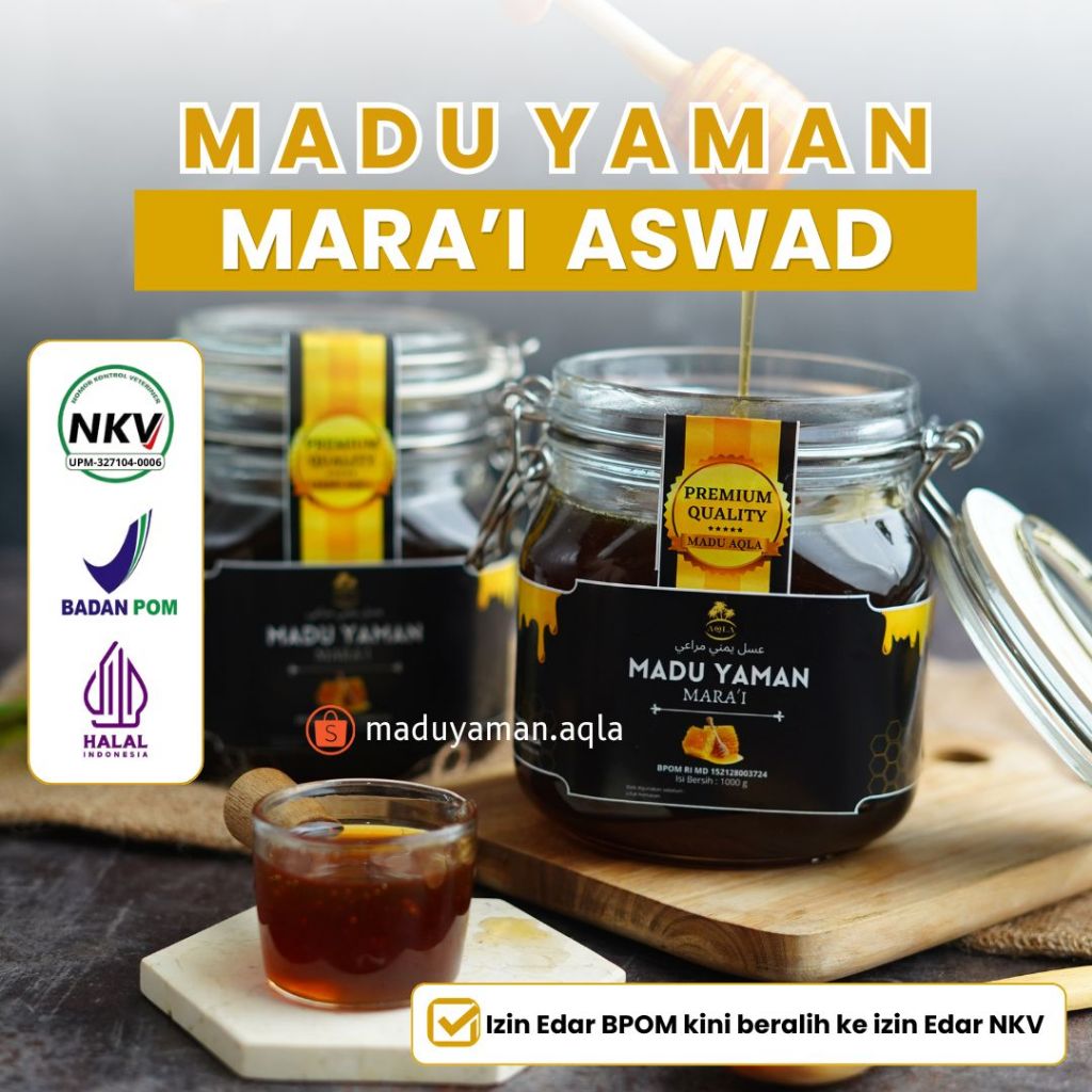 Madu Marai BPOM / NKV Madu Yaman Marai  Madu Marai Madu Yaman Marai Premium Madu Marai Premium Madu 