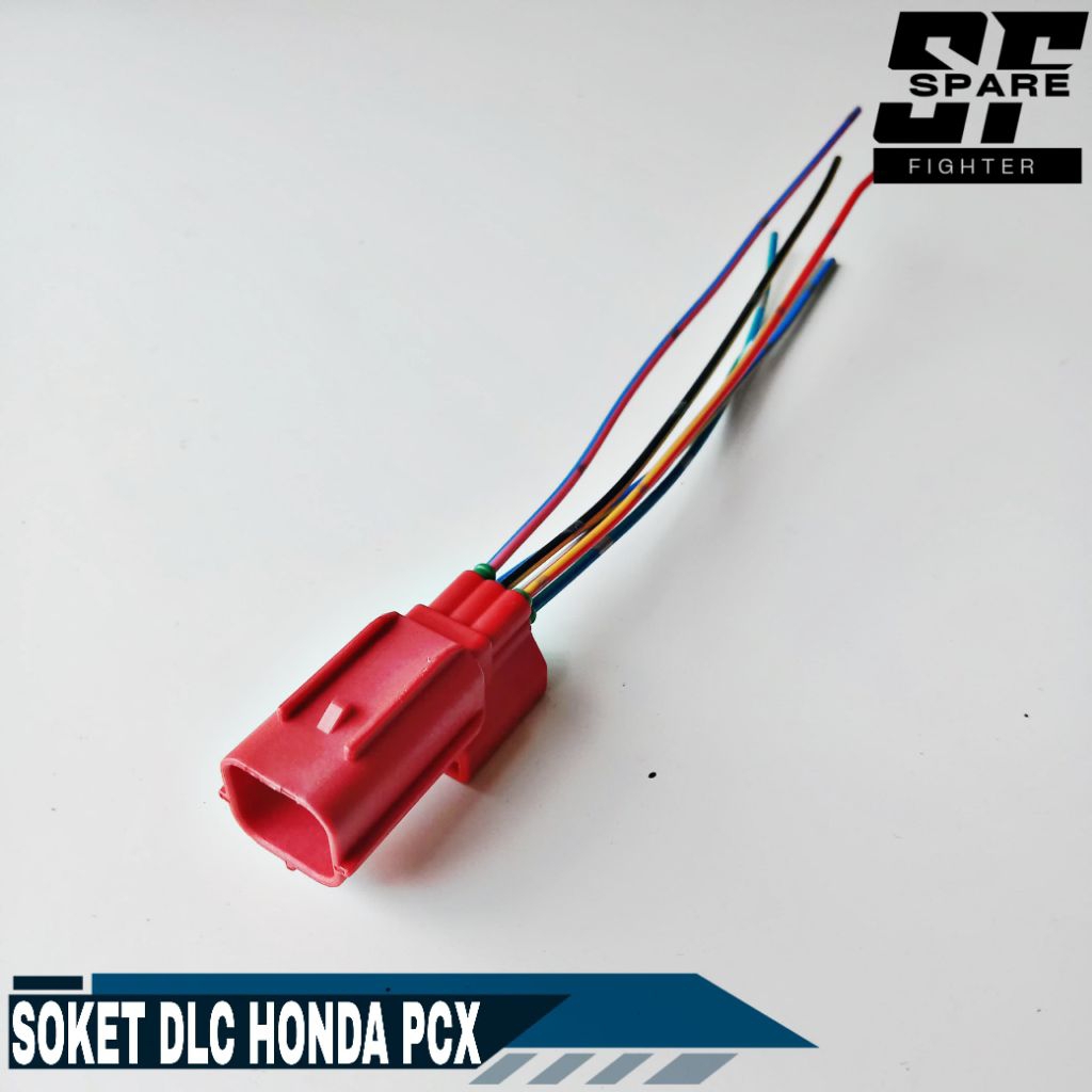SOKET DLC 6 PIN MALE HONDA VARIO, PCX, ADV
