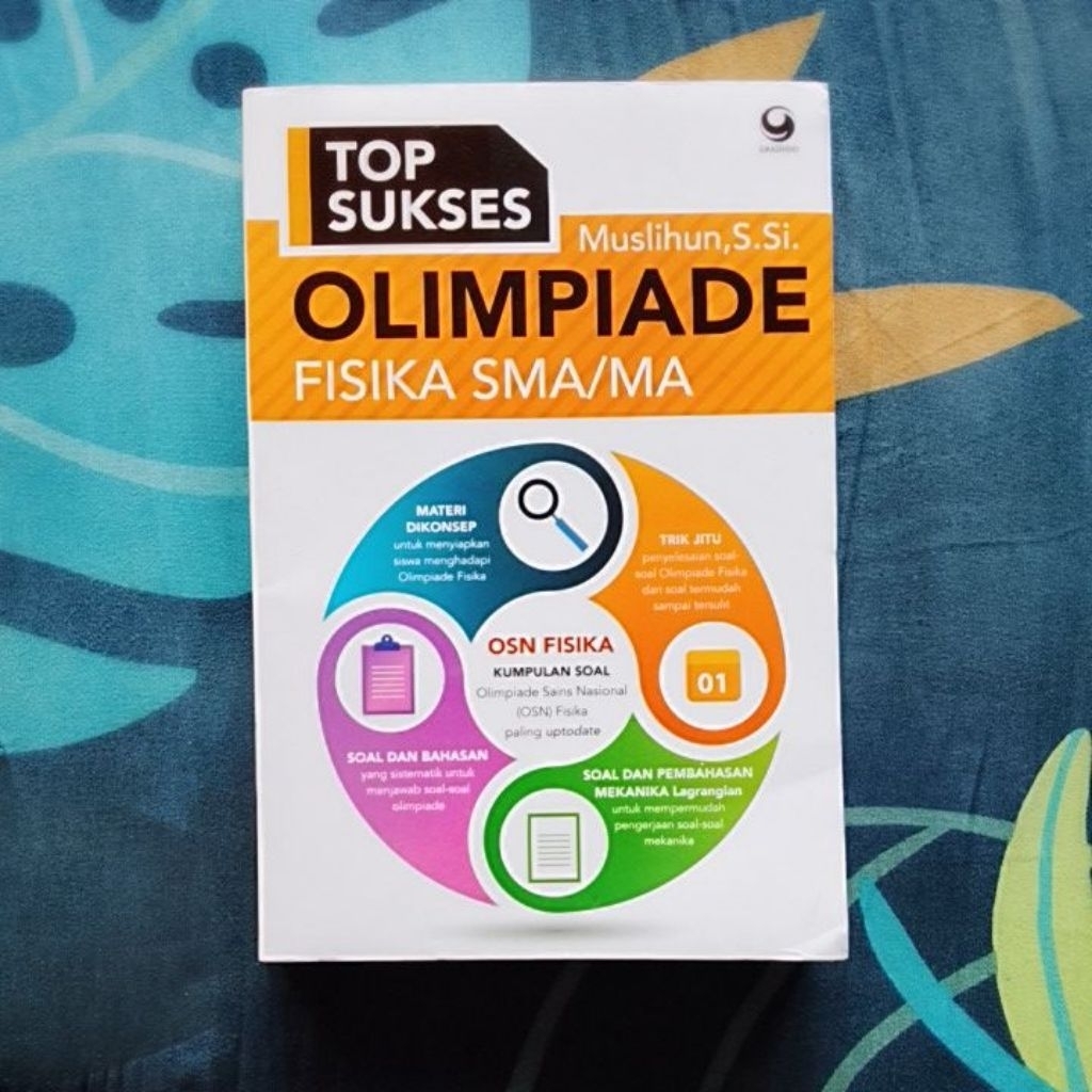 BUKU PENDIDIKAN / TOP SUKSES OLIMPIADE FISIKA SMA/MA / PRODUK ASLI ORIGINAL