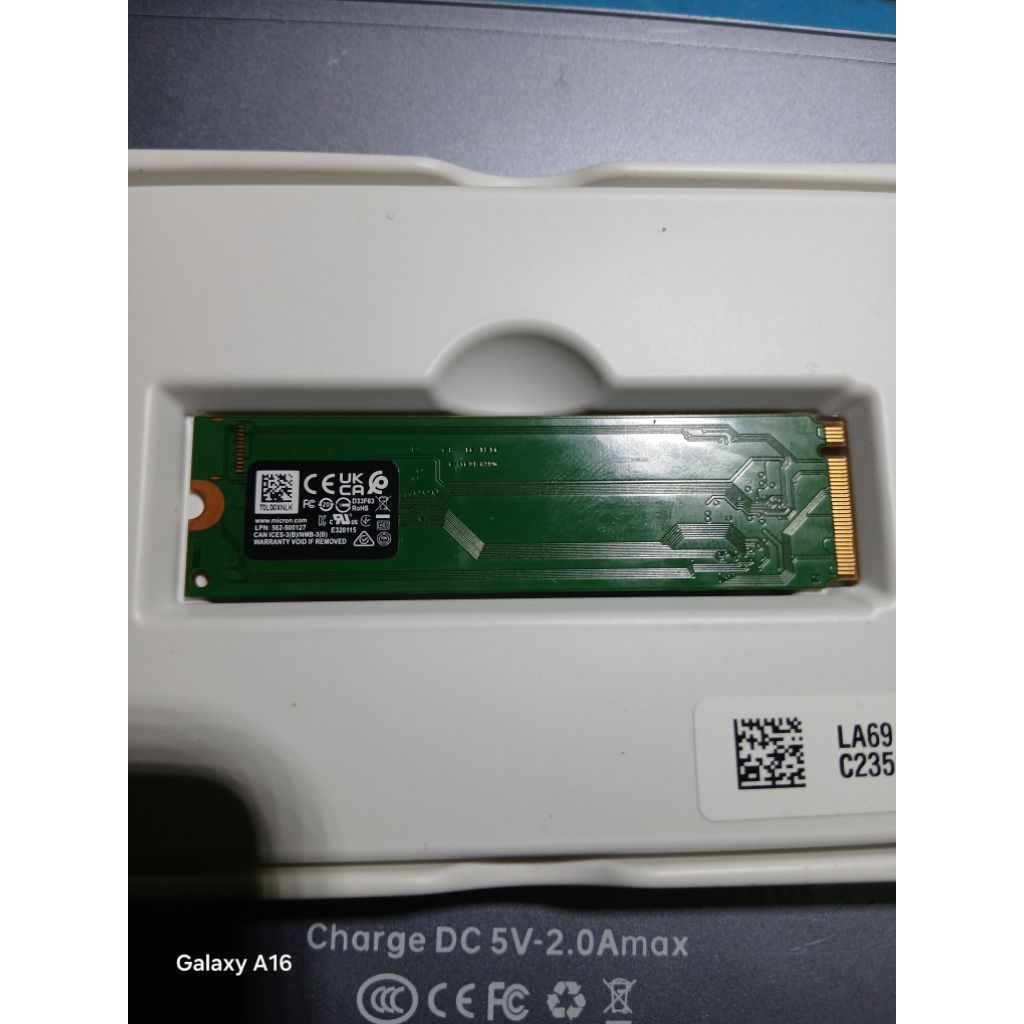 SSD M2 nvme micron 512GB