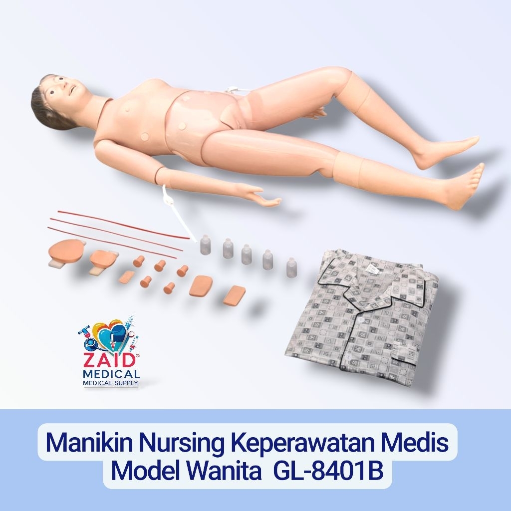 Phantom Manikin Nursing Guanlong/ Manikin PVC Nursing Keperawatan Multifungsi wanita