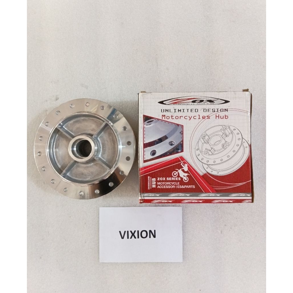 TROMOL ZOX RACING VIXION BELAKANG ORIGINAL PREMIUM CROME