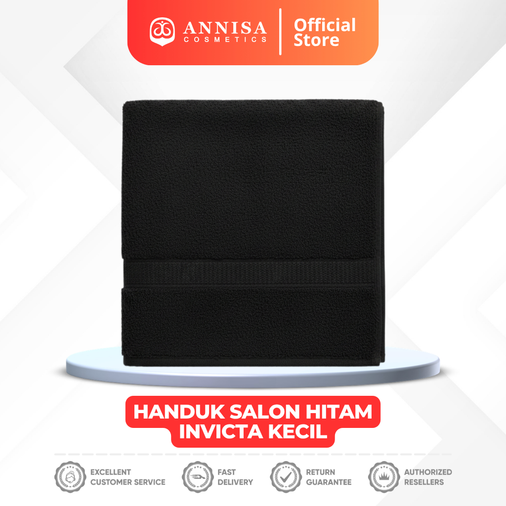 Handuk Salon Hitam Invicta