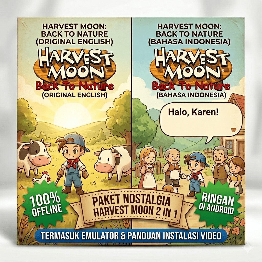 Harvest Moon Bahasa Indonesia - Nostalgia Game PS1 Untuk Android