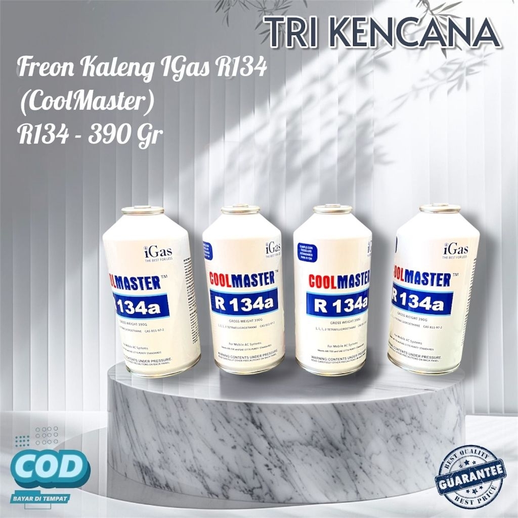 Freon Igas R134 Kaleng / Freon Kaleng Igas // MURNI R134 - 390 Gram