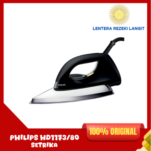 PHILIPS HD1173/80 Setrika Dry Iron Lapisan Kramic HD1173/80 HD1173 HD 1173 1173
