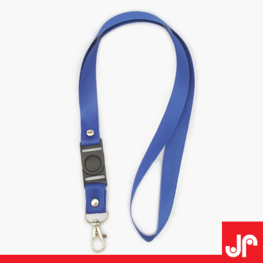TALI ID CARD WARNA BIRU TALI UKURAN KECIL & BESAR/ TALI ID CARD NAMETAG TALI LANYARD