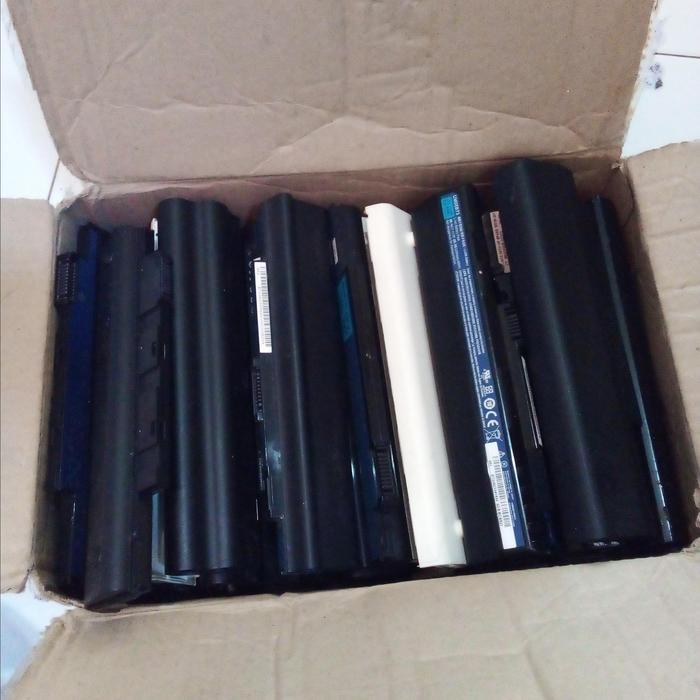 Baterai Laptop Netbook Rusak Bekas Original Bawaan