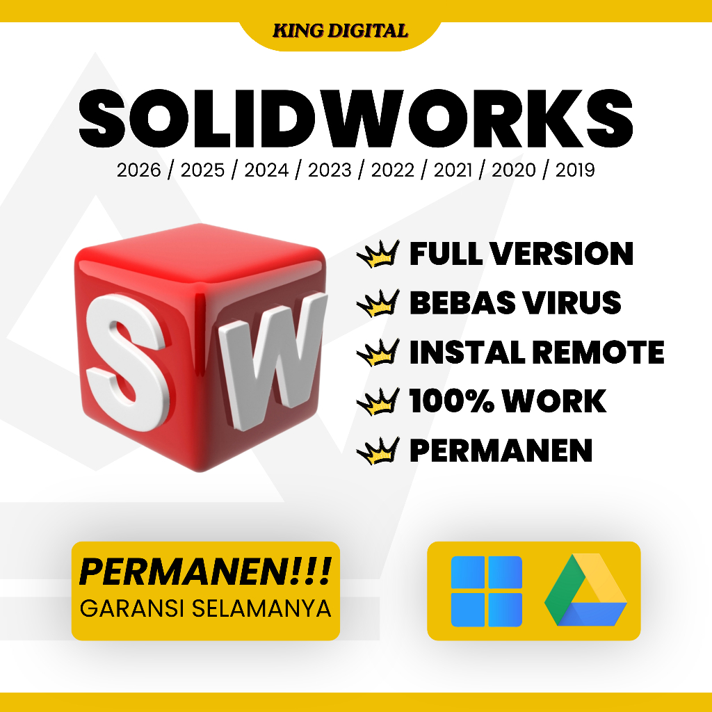 Solidworks 2026 Full Version Original Lifetime + Panduan Instalasi (WIN)