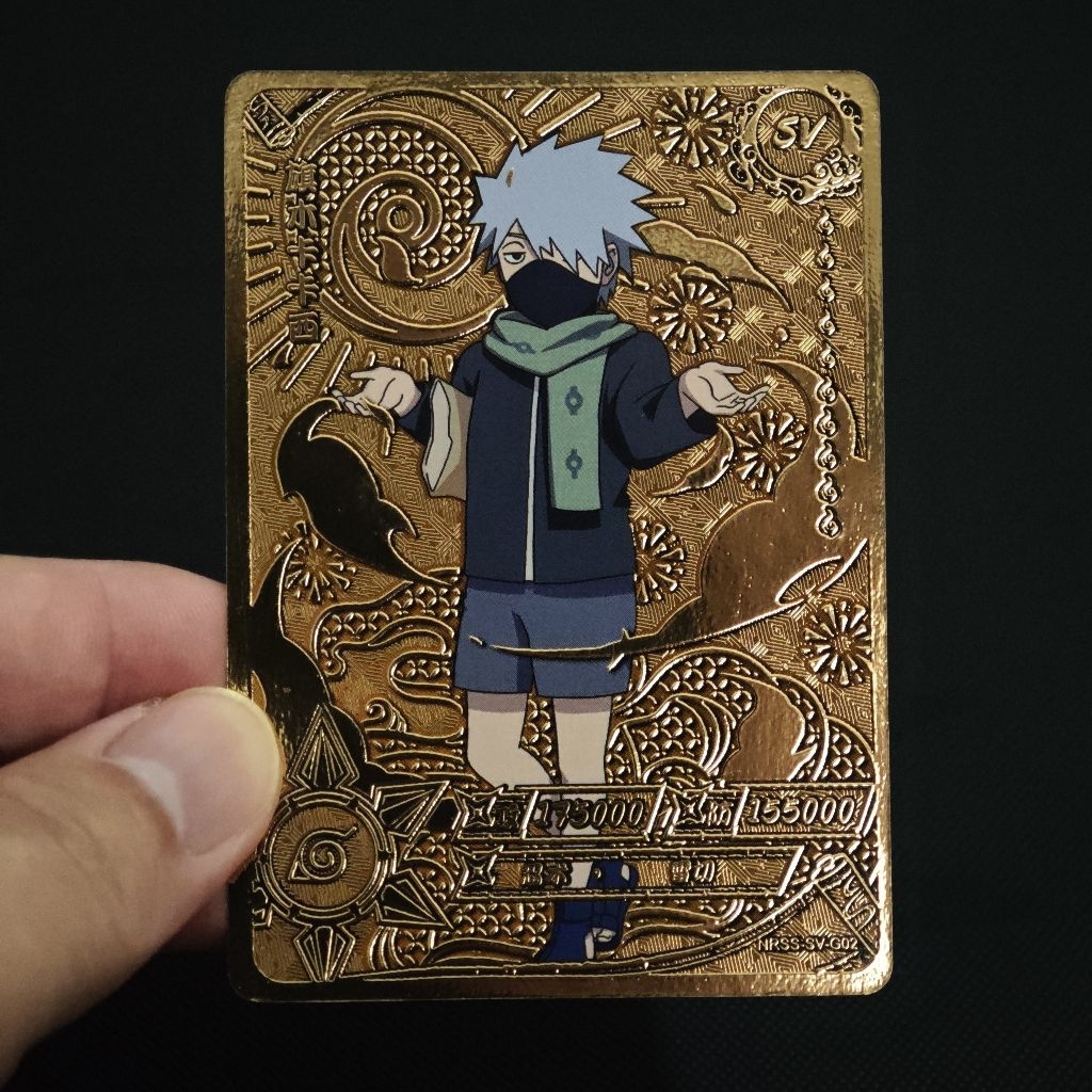 kartu kayou naruto SV gold kakashi