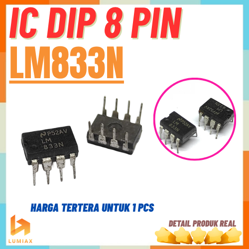 LM833N LM833 DIP-8 Audio Amplifiers IC NEW ORIGINAL
