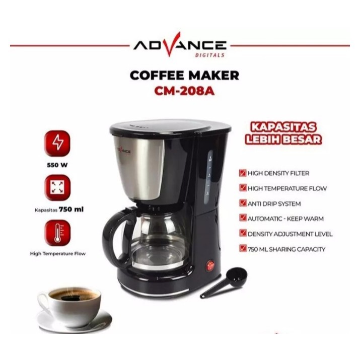 Advance Coffee Maker CM-208 / Mesin Pembuat Coffee