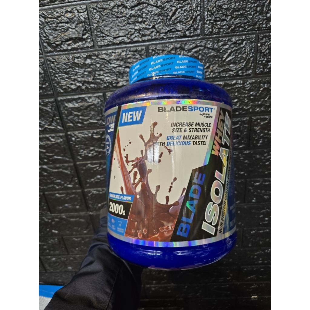 Suplemen Fitness BLADE Whey Protein Isolate 66 serving 2000 gram 4.4 lb 5