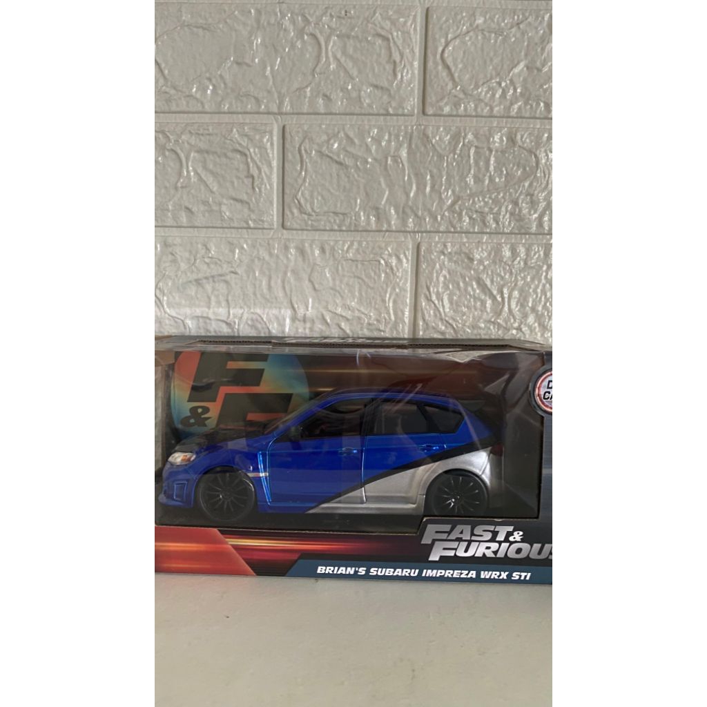 diecast jada fast furious subaru wrx sti skala 24