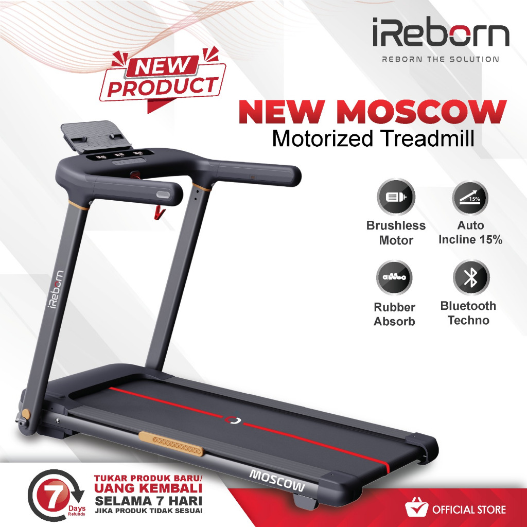 Alat Fitness Treadmill IReborn Moscow M1(BANDUNG)