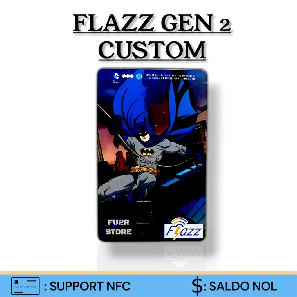 KARTU ETOLL FLAZZ BCA GEN 2 CUSTOM UV - BATMAN ACTION